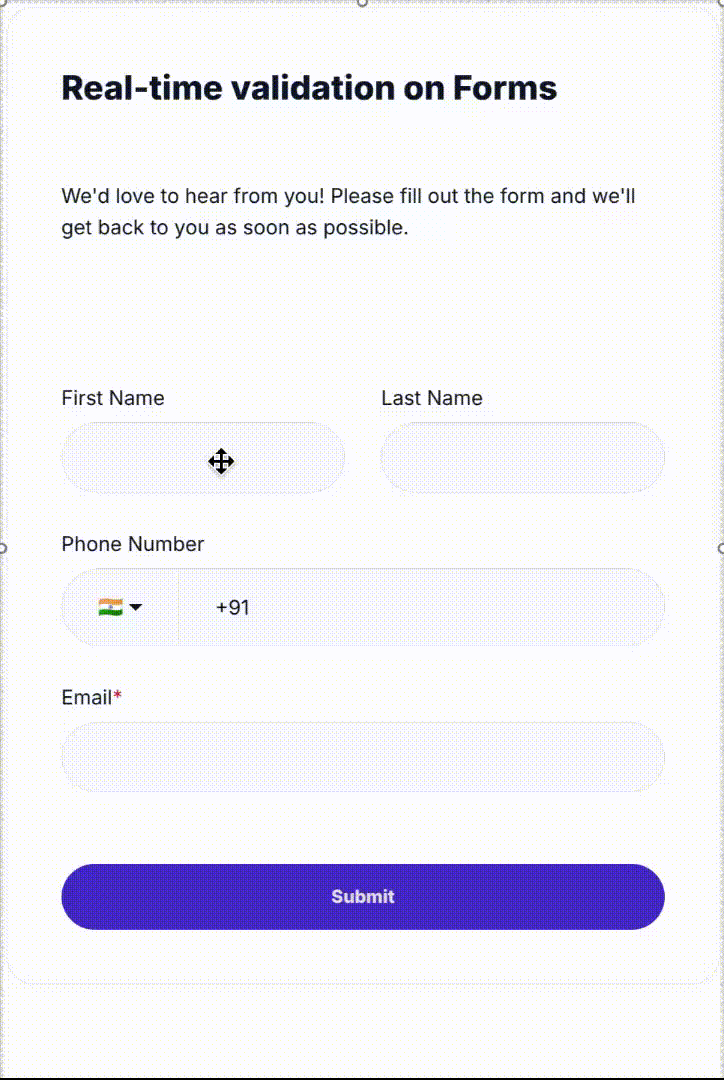 Form Field Validators